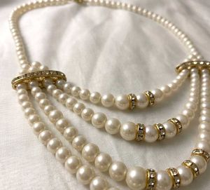 Elegant Multi-Strand Pearl Necklace