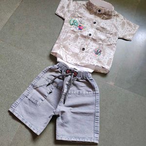 Boys Shirt and Shorts Set
