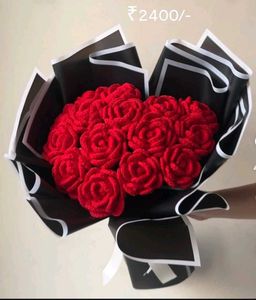 Handmade Crocheted Flower Bouquet