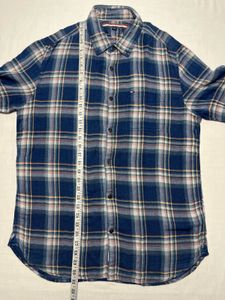 TOMMY HILFIGER Men's Plaid Long Sleeve Shirt