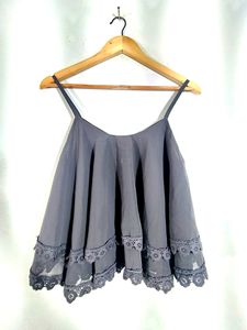 Harpa Grey Loose Fit Top ( Women)