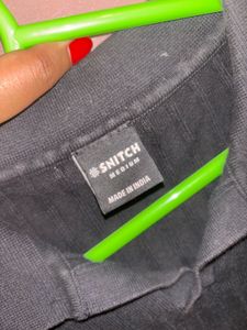 Snitch Black Polo Sweatshirt