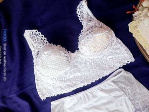 Elegant White Lace Lingerie Set