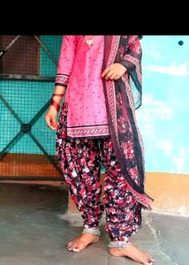 Printed Patiyala Suit