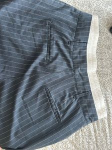 Striped Wide-Leg Pants