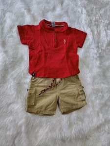 Boys Tshirts &amp; Shorts Set For 6-12 Months