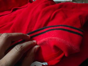 Cartelo Red Skater Polo Dress