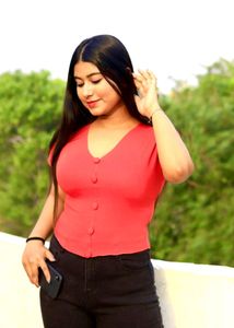 Red ♥️ cute Top