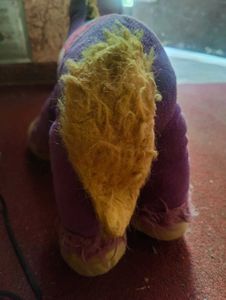 Cute Purple Plush Horse Toy