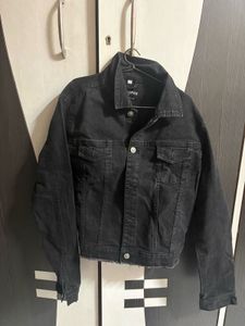Classic Black Denim Jacket