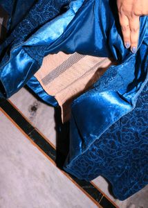 Sparkling Blue Lehenga Choli Set