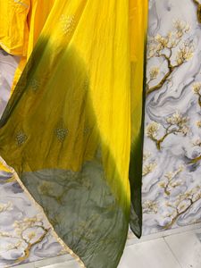 Vibrant Yellow Kurta Set with Dupatta