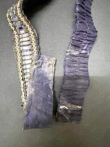 handcrafted mirrorwork Fabric Belt with elastic