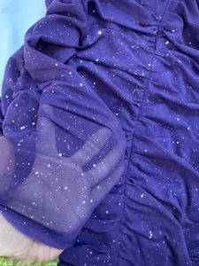 Sparkling Purple Party Dress