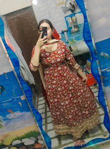 Beautiful Floral Kurta Set with Dupatta
