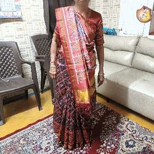 Beautifully Handwoven Silk Saree