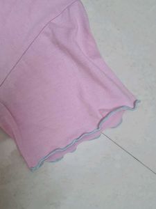 Pink "Positive Energies" Graphic T-Shirt