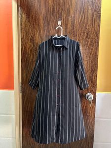 34 bust black shirt dress women’s