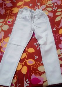 Stylish Blue Jeans with Side Stripe