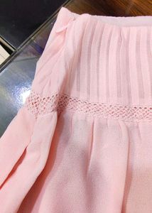 Set of Chic Black Crop top &amp; Pink Skirt