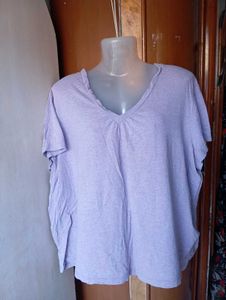 Lavender V-Neck T-Shirt