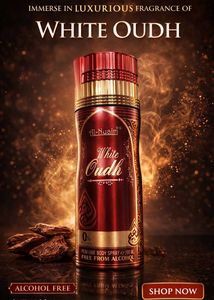 AL NUaim White Oudh Perfume Body Spray - Luxurious
