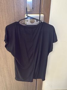 Sparkling Bird Sequin Black T-Shirt