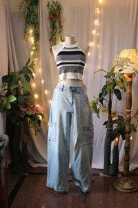 Striped Crop Top
