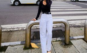 Stylish White Cargo Pants