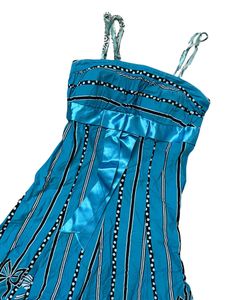 cute y2k blue sundress