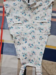 Floral Baby Overalls
