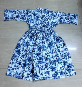Water Color Print Dress