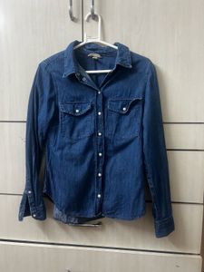 Denim Button-Down Shirt