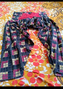 pure cotton Kurta full patiyala with Dupatta