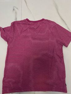 Superdry Pink Striped T-Shirt