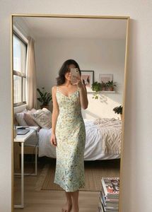 Floral Midi Slip Dress