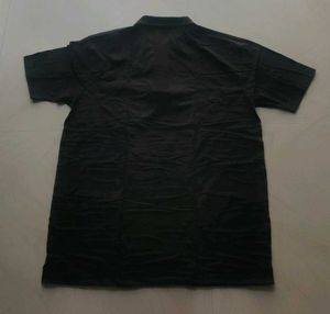 Casual Black Polo Shirt