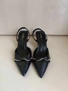 Heels with Rhinestone Detail