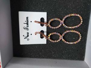 Elegant Crystal Drop Earrings