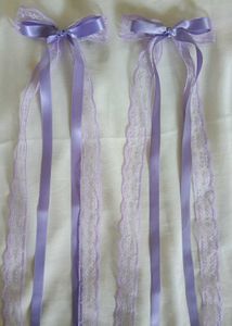 Lavender Lace Hair Clip