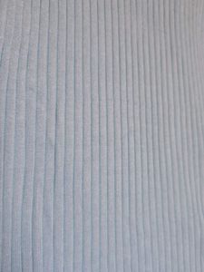 Light Blue Ribbed Knit Dress