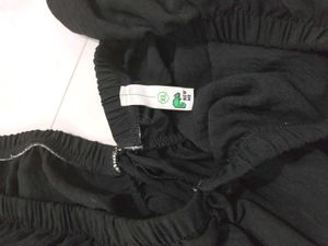 Black V-Neck Tiered Dress