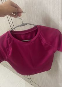 Savana Magenta Crop Top