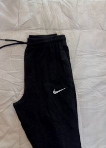 Nike Black Swoosh Joggers