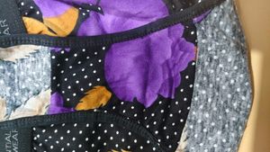 Comfortable Floral Print Panties - Pack of 4