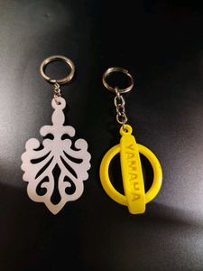 Set of 2 Keychains - Yamaha &amp; Decorative