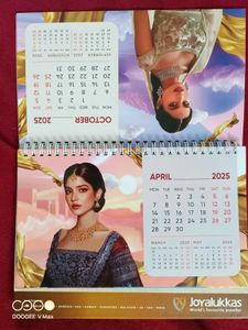 Table/Desk Top Calendar 2025