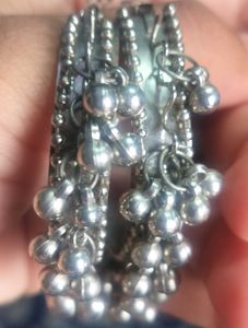 Boho Silver Jhumka Earrings