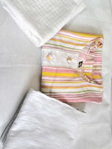 🤩Striped Kurta &amp;  Dupatta🩷