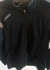 Lecaf Vtg Black zip up jacket!!!